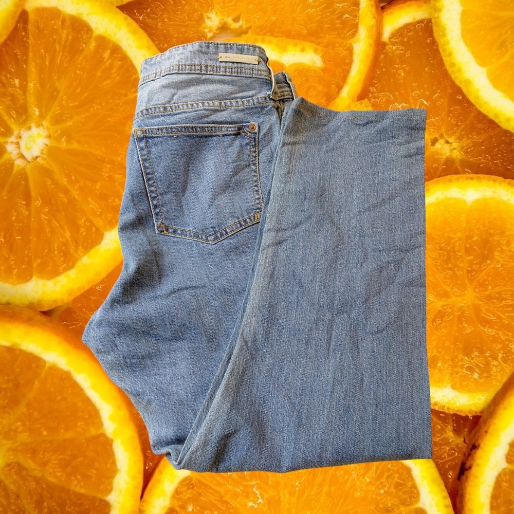 Pilcro and the Letterpress Anthropologie Slim Boyfriend Jeans Blue Size 31